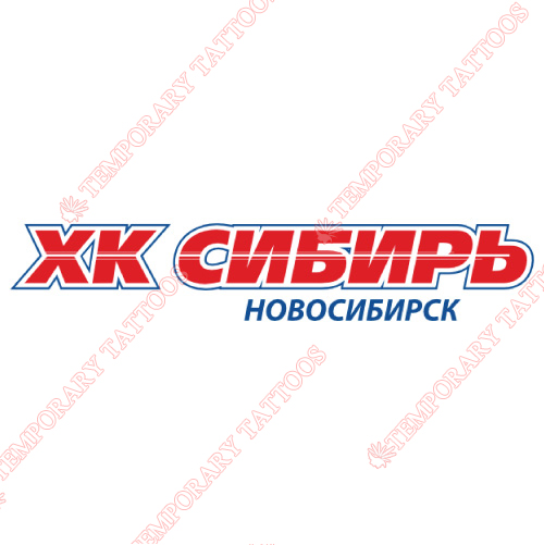 HC Sibir Novosibirsk Customize Temporary Tattoos Stickers NO.7233